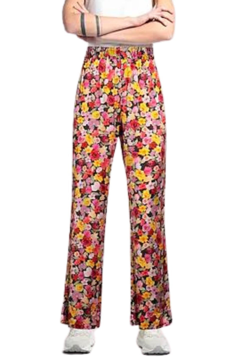 GANNI Black and Yellow Floral Mesh Leggings, Size 16/18 and 22/24 – The  Plus Bus Boutique