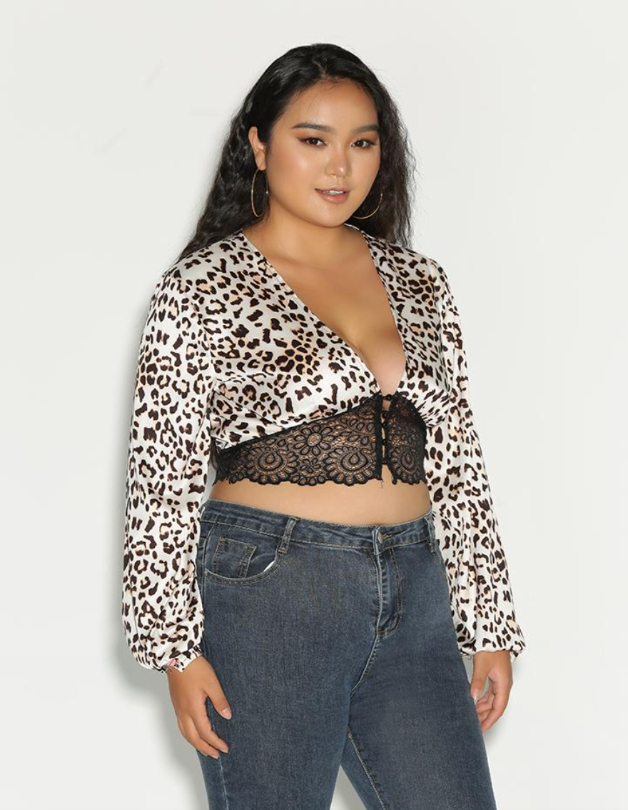 LACE N LEOPARD  Plus size fall outfit, Plus size fashion for